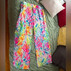 Lilly Pulitzer medium palazzo pants multicolor